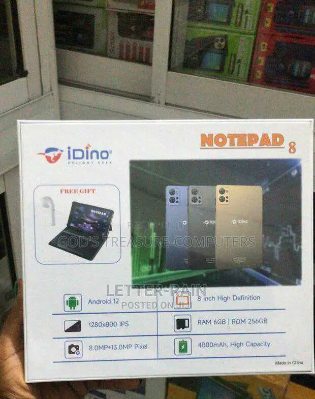 New Idino Note Pad 8 256 GB