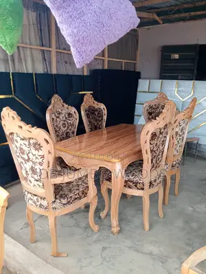 6 Seater Antique/Royal Dining Set