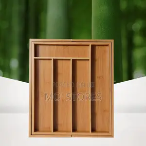 Bamboo Cutlery Rack