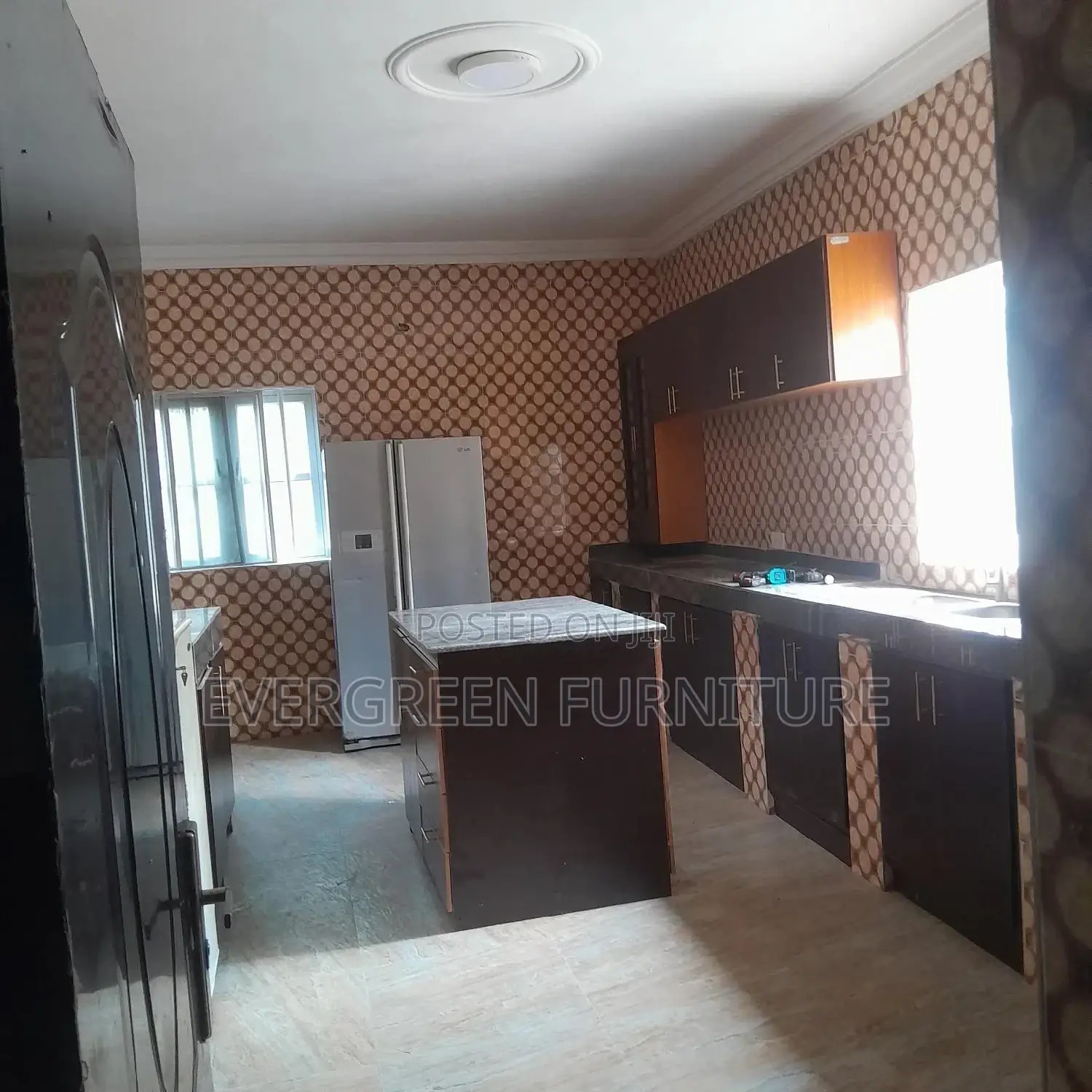 Wall Framed Kitchen