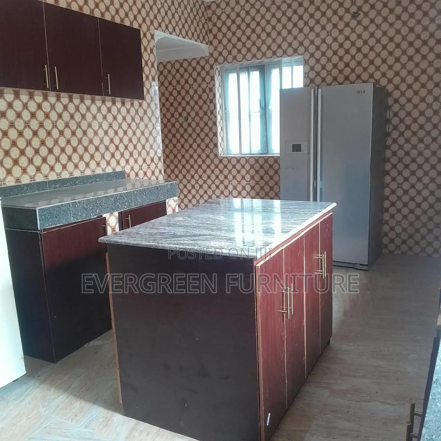 Wall Framed Kitchen