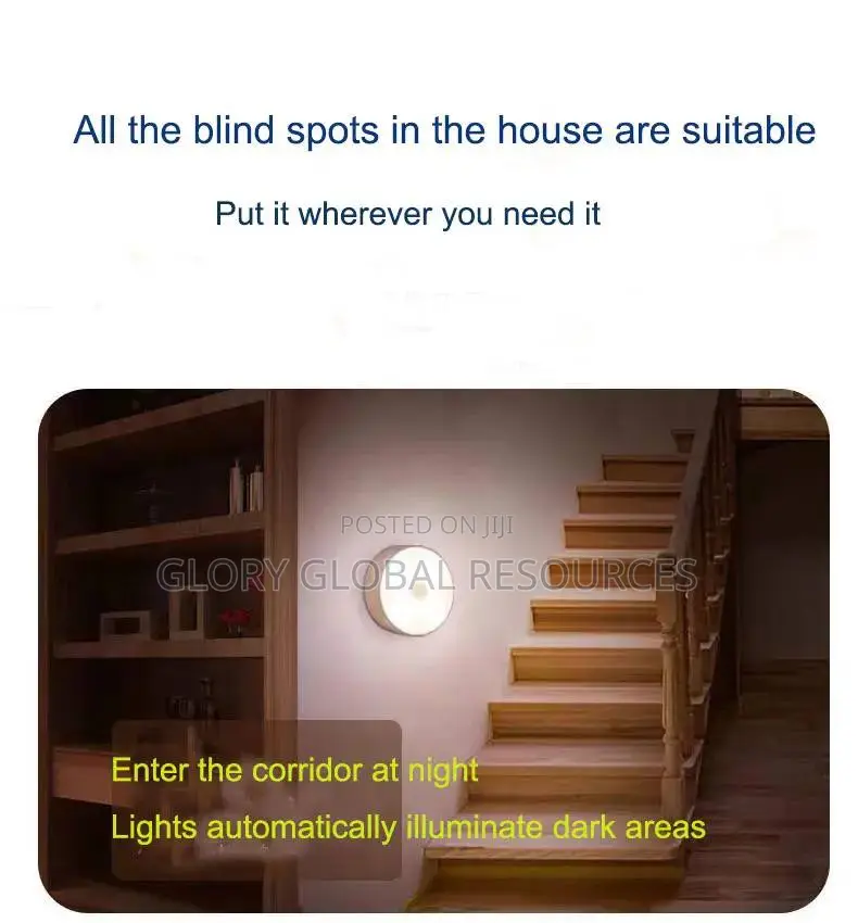 Rechargeable Boby Sensory Lamp