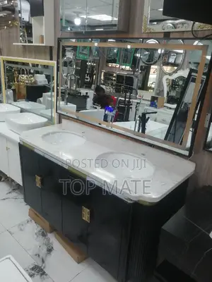 Executive England Marble Top Carbinet Basin