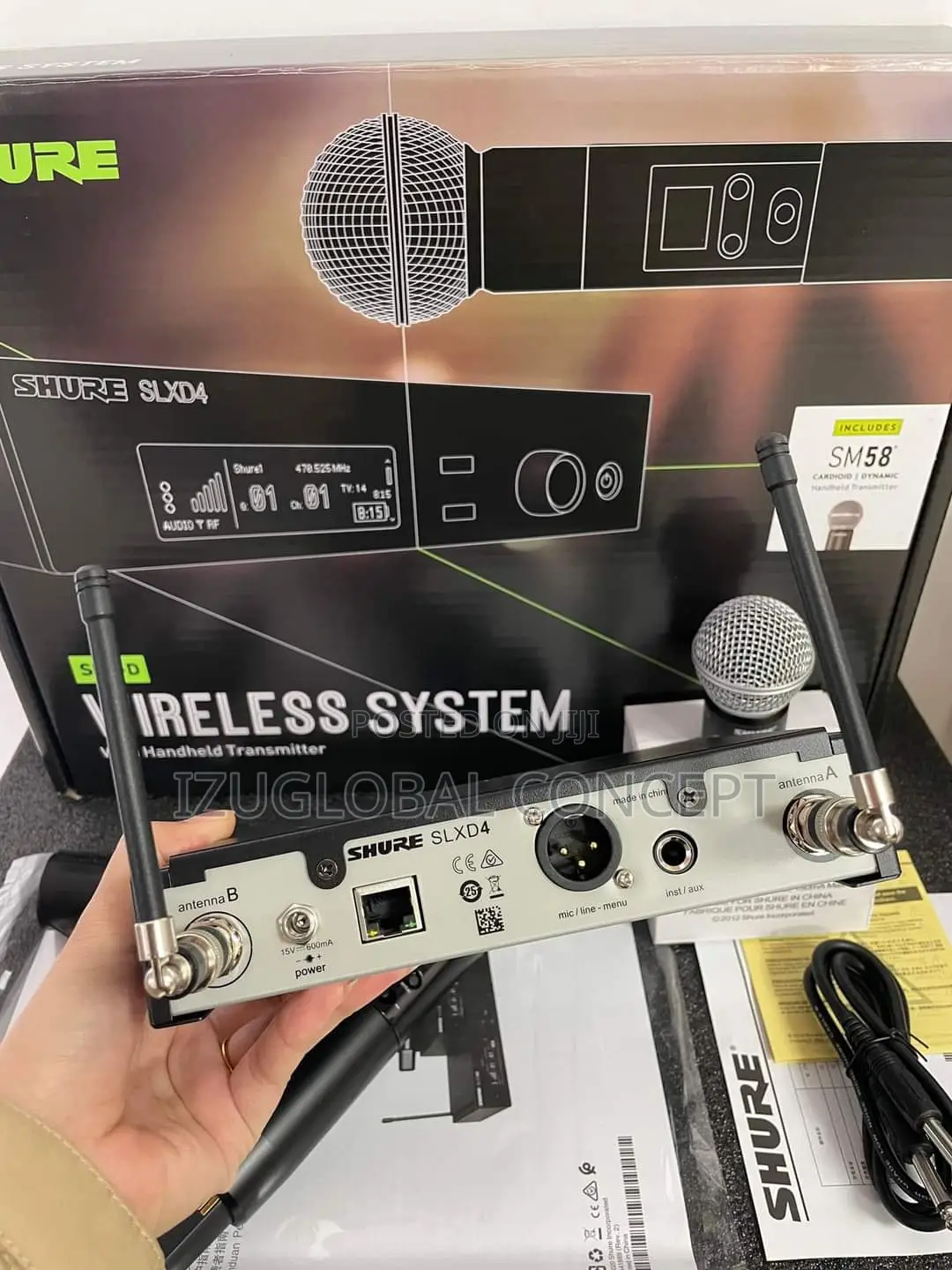 Shure Slxd24/B58 Wireless Handheld Microphone System
