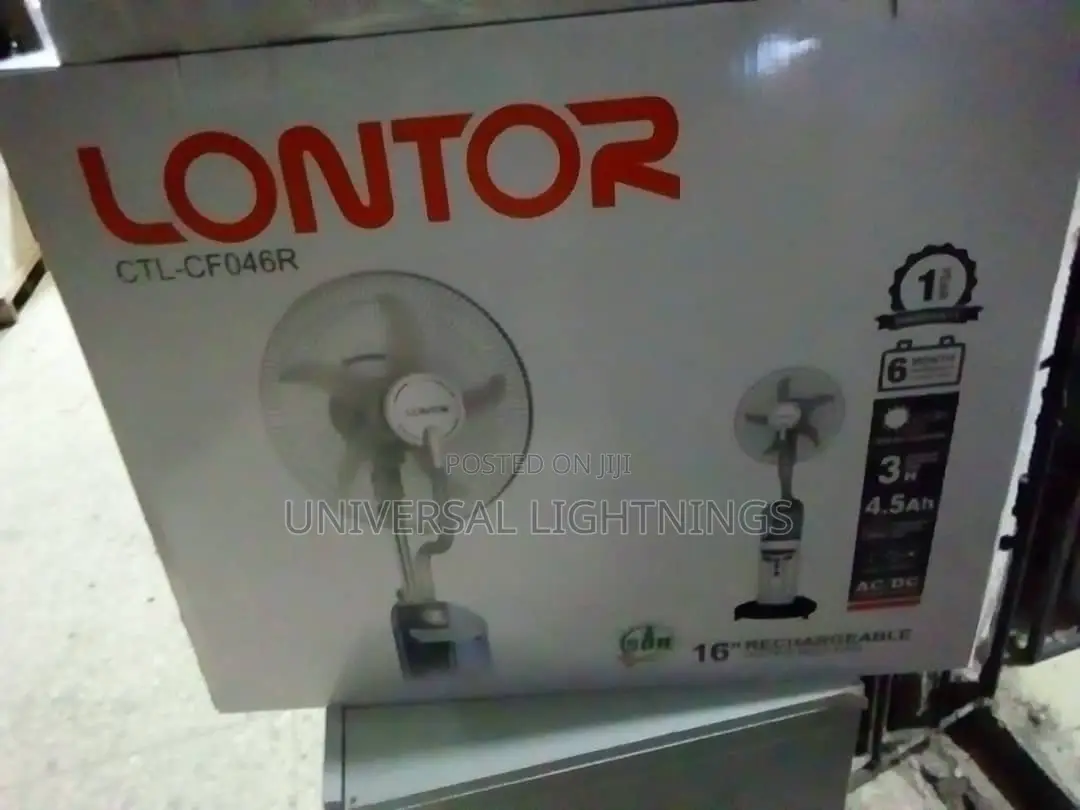 Solar Rechargeable Fan
