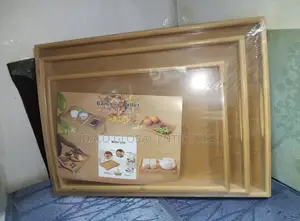 Bamboo Trays - 3 in 1 Wooden Trays