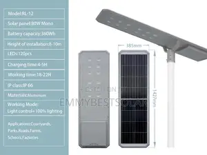6000w All in One Solar Industrial Light