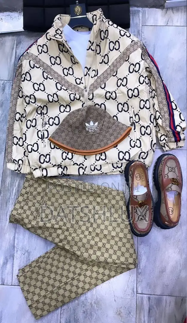 Gucci Luxury Jackets With Pant Trousers and Shoe