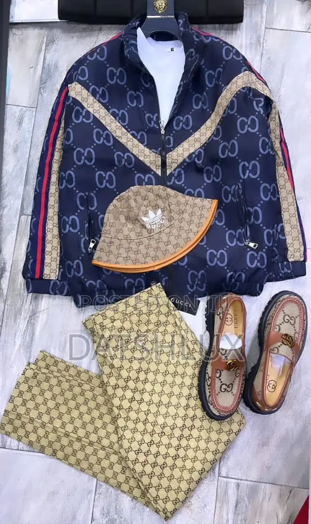 Gucci Luxury Jackets With Pant Trousers and Shoe