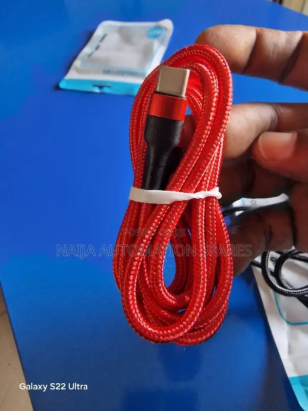 Fast Charging 5A 100W Cable Dual Type C