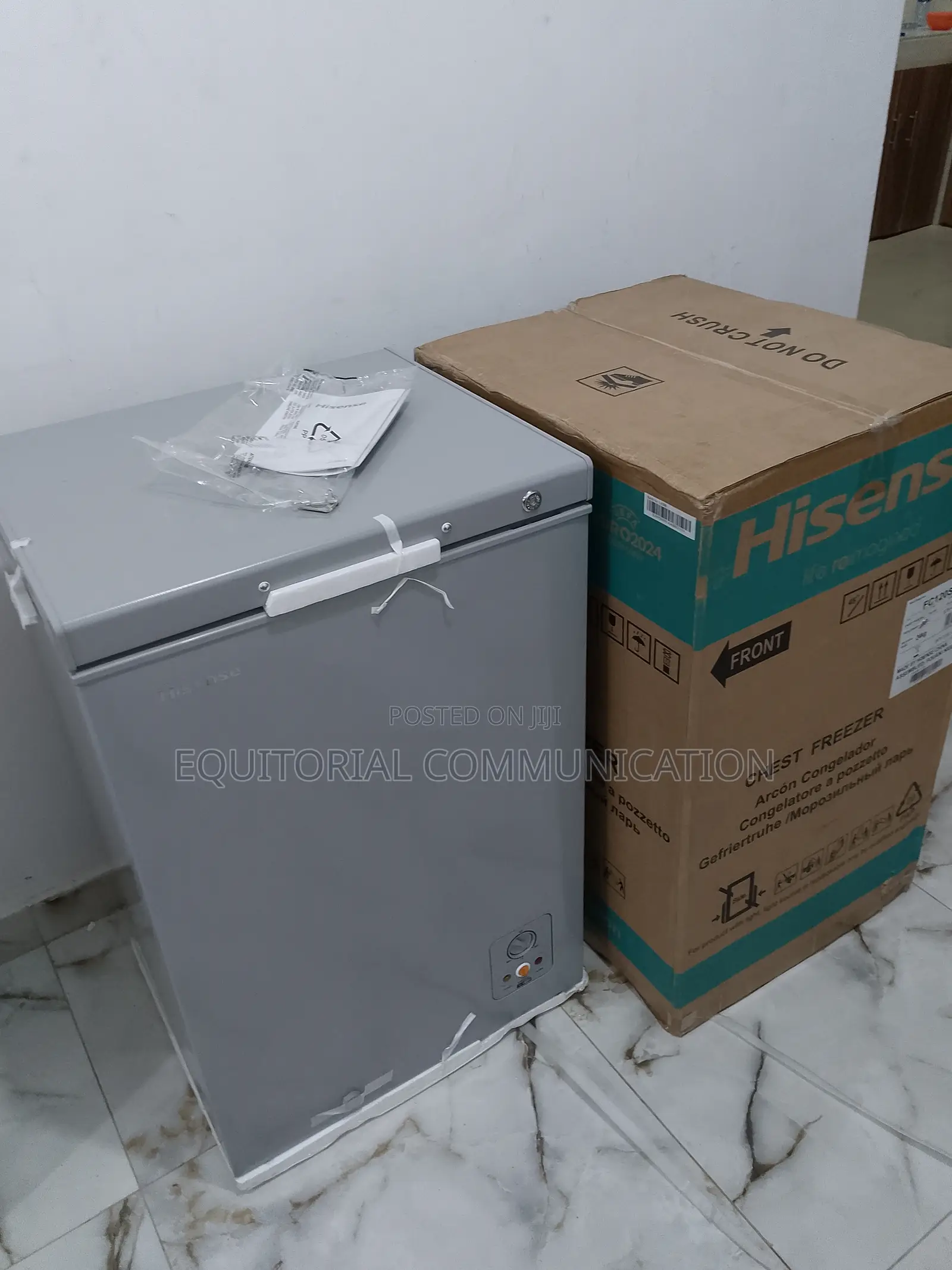 Quality Silver Hisense Chest Freezer 