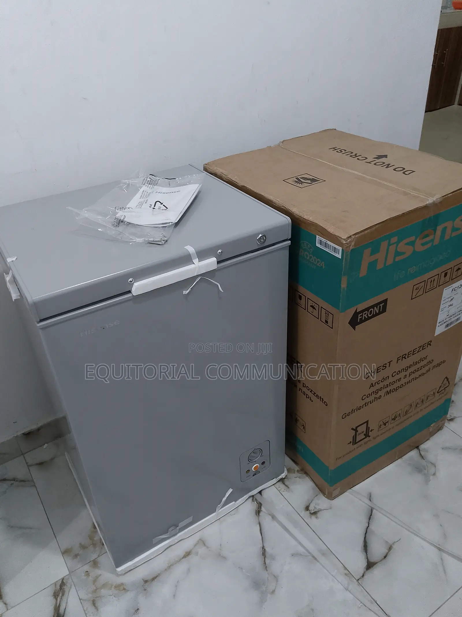(Brand New )Hisense Chest Freezer Silver 