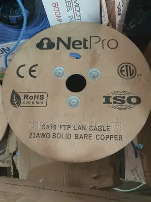 Netpro Cat6 FTP Lan 23awg Solid Bare Copper Outdoor Cable