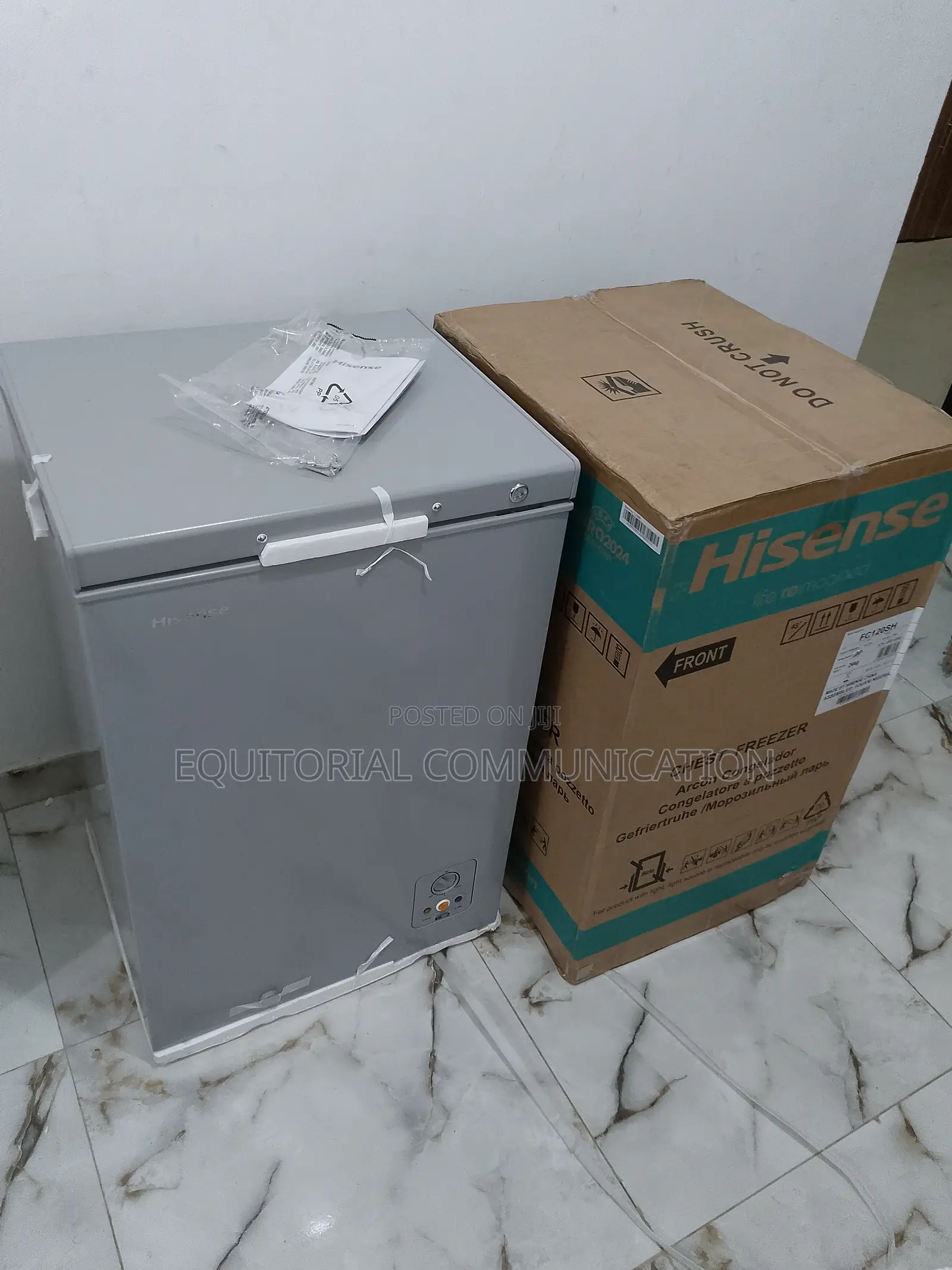 Latest Hisense Chest Freezer Silver 