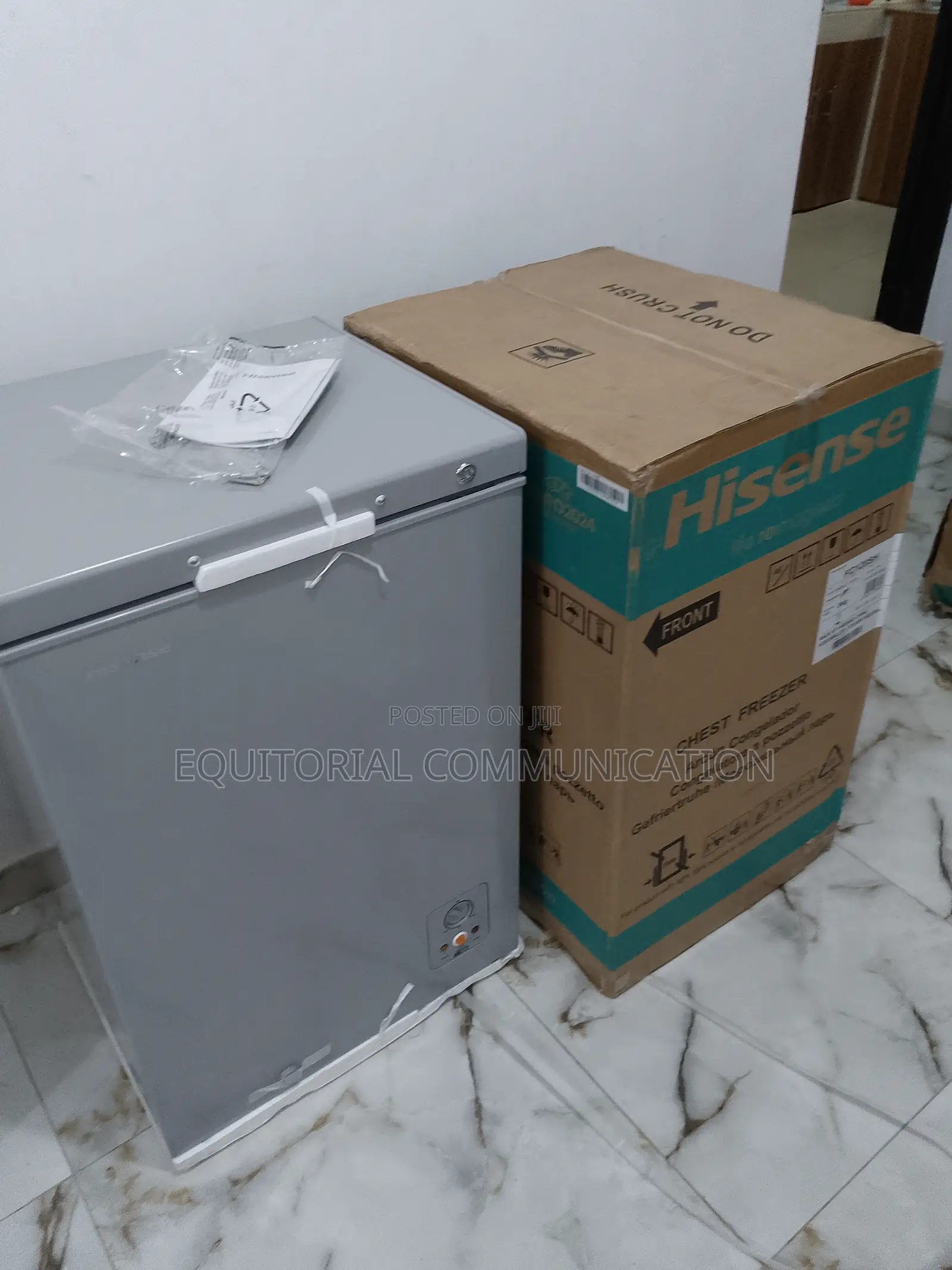 Hisense 95l Silver Chest Freezer Single Door 