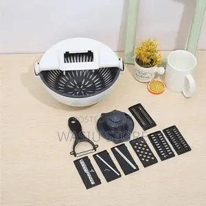 Multifunction Vegetable Cutter With Drain Basket