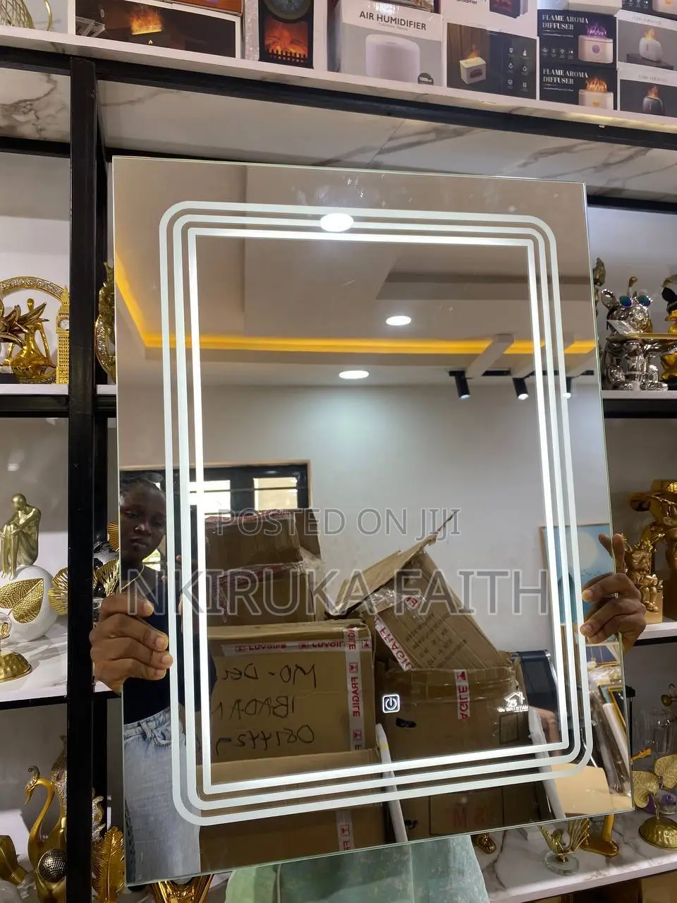 Square LED Mirror