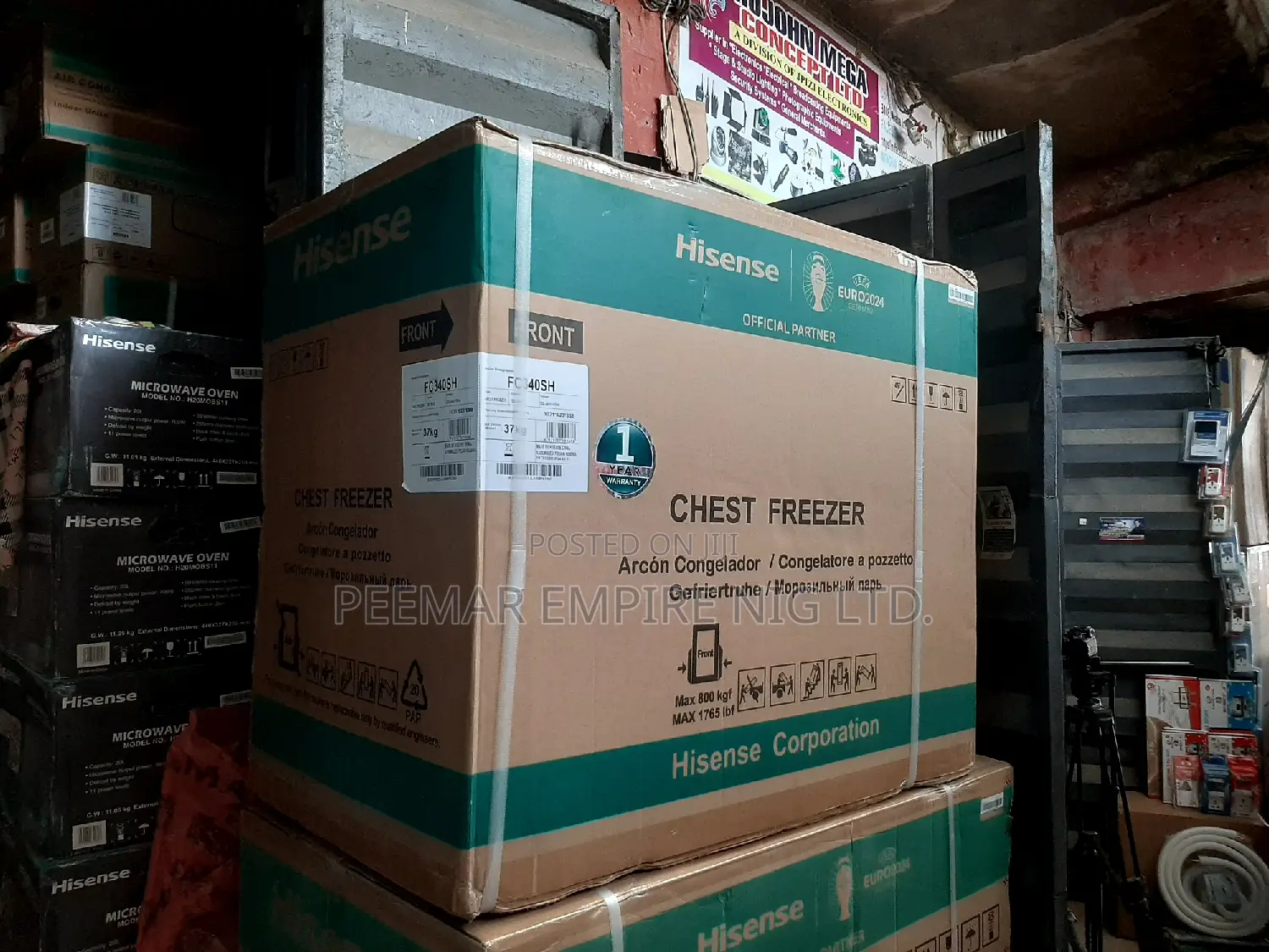 Original Hisense Deep Freezer 300 Litres
