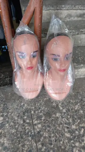 Plastic Long Neck Heads For Displaying Wigs And Hats