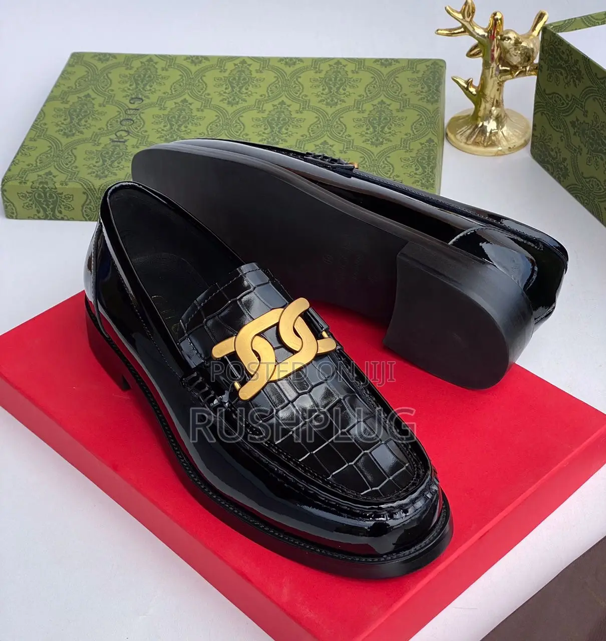 Dope Gucci Shiny Leather Shoe
