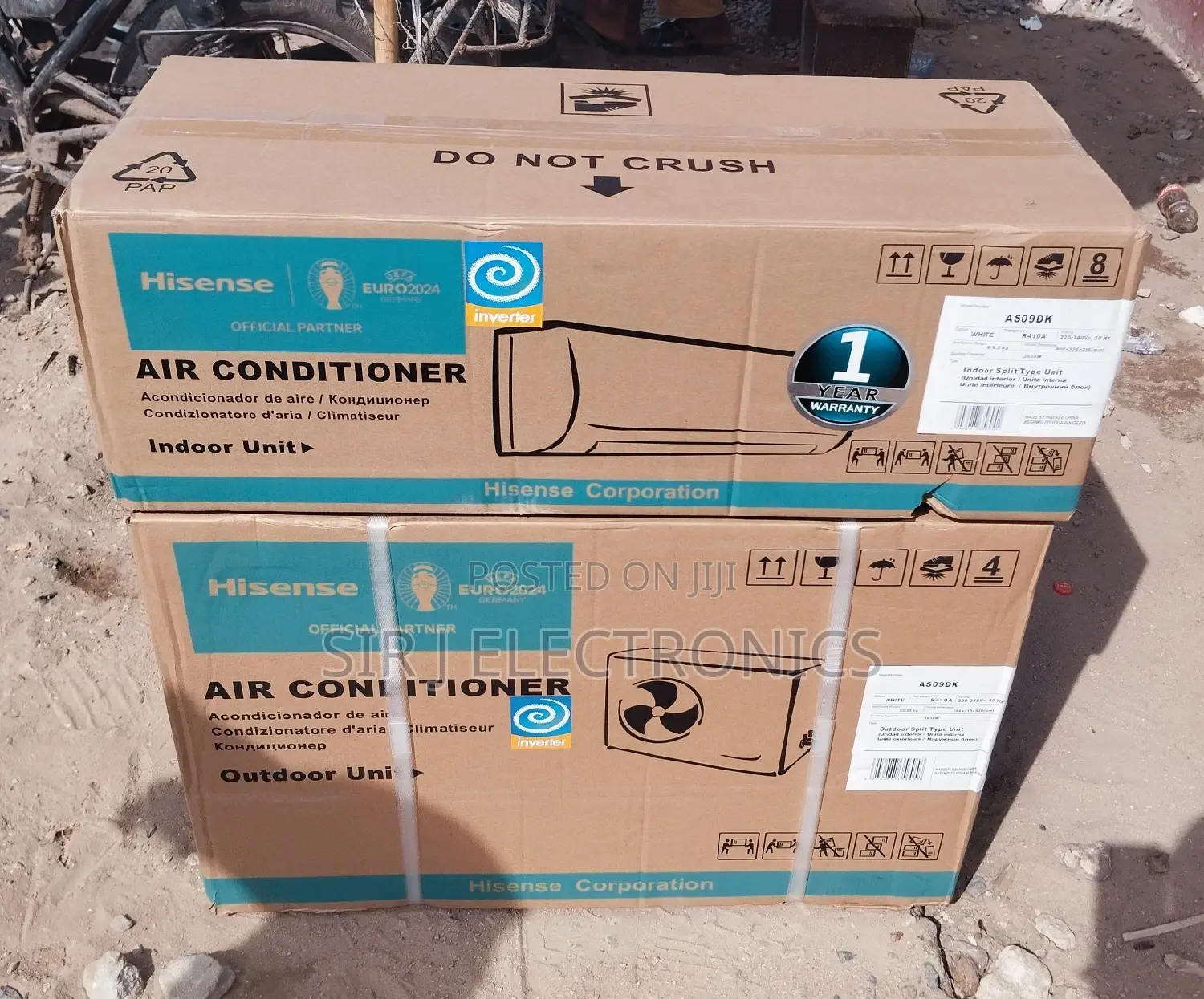 1hp Hisense Inverter Split Unit Airconditioner (Copper)
