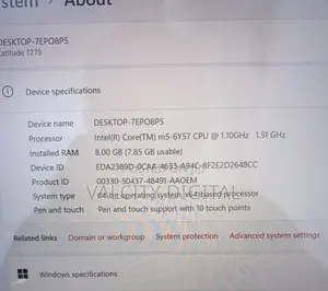 Laptop Dell Latitude 7285 8GB SSD 256GB