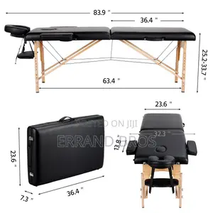 Spa Bed, Massage Bed, Massage Table, 2 Fold Therapy Facial