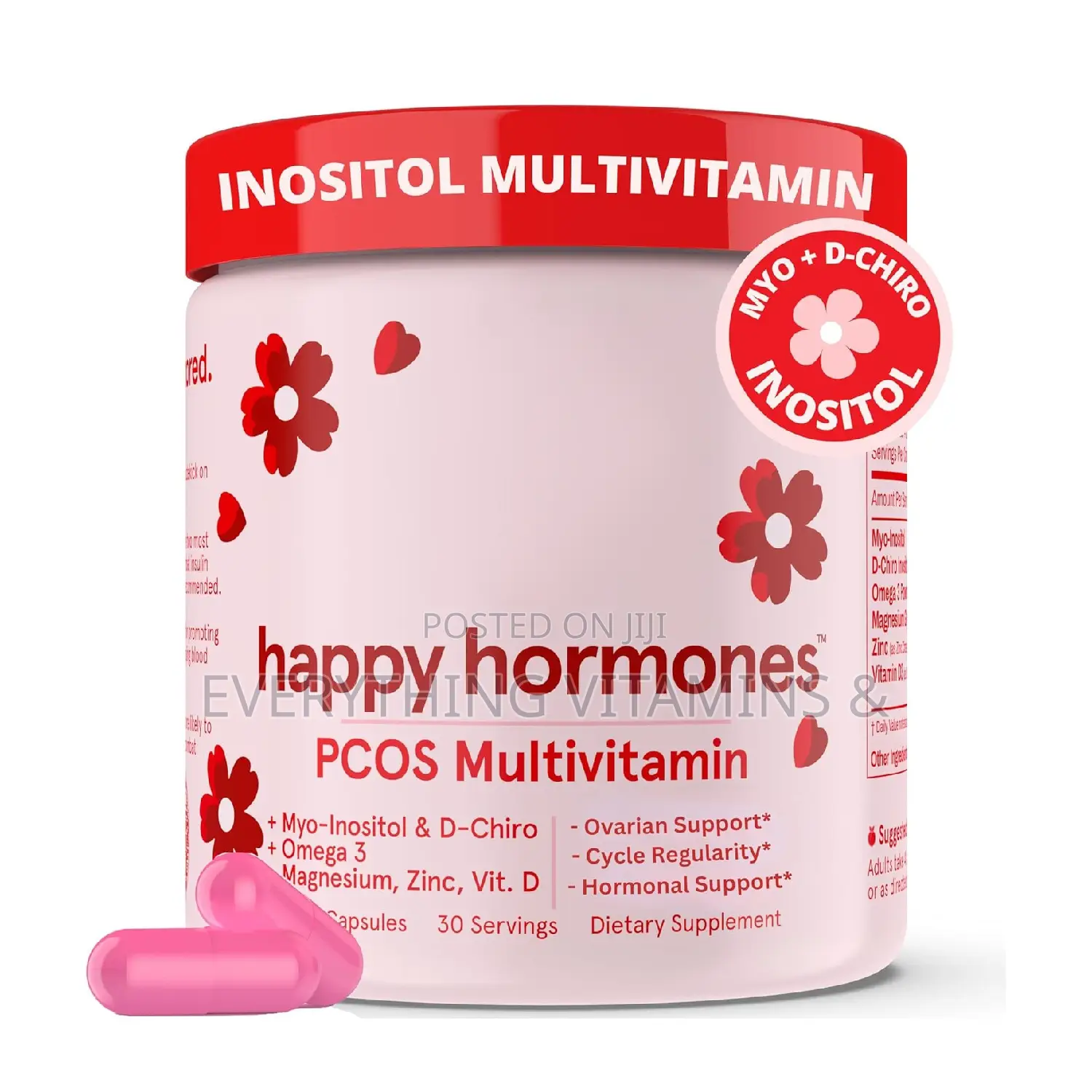 Original Happy Hormones Pcos Support Supplement 120 Caps (Original)
