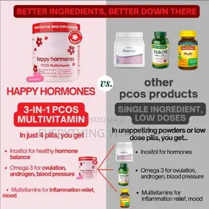 Original Happy Hormones Pcos Support Supplement 120 Caps (Original)