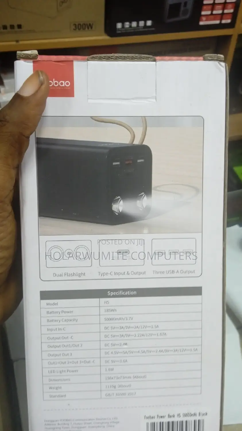 Yooboa 50000mah Power Bank