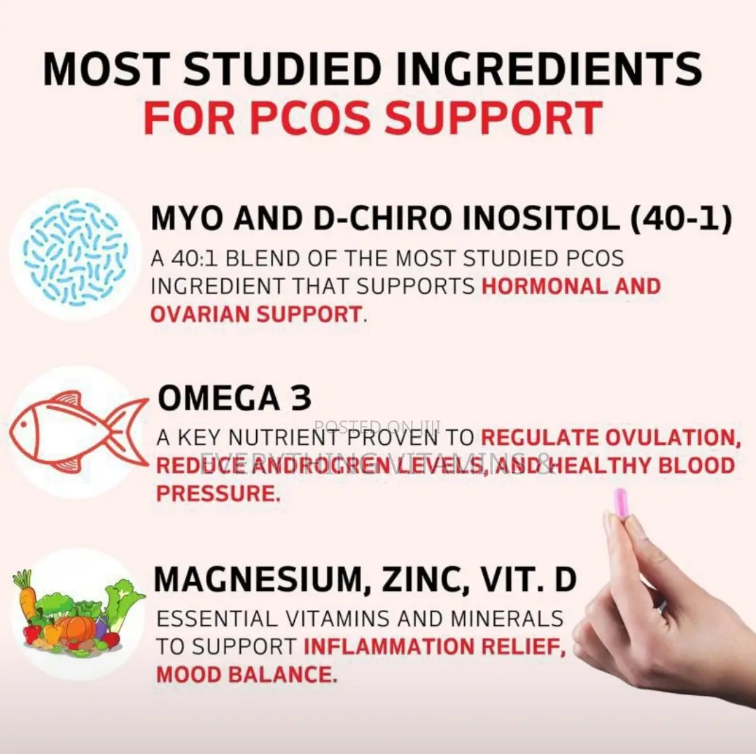 Original Happy Hormones Pcos Support Supplement 120 Caps (Original)