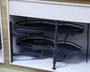 Cabinet Pot Rack With Complete Accessories Available