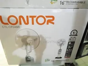 16inches Lontor Rechargeable Fan