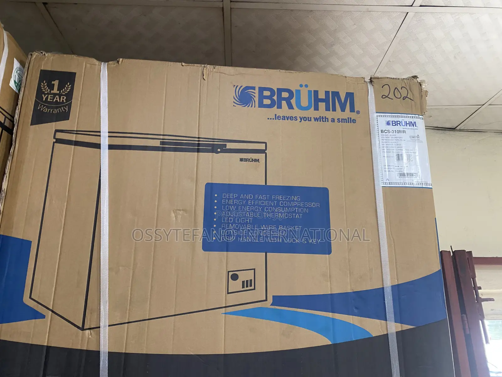Bruhm Chest Freezer Model 310 Copper Condenser