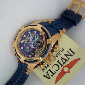 Original Invicta Chronograph Blue Strap Watch Is Available