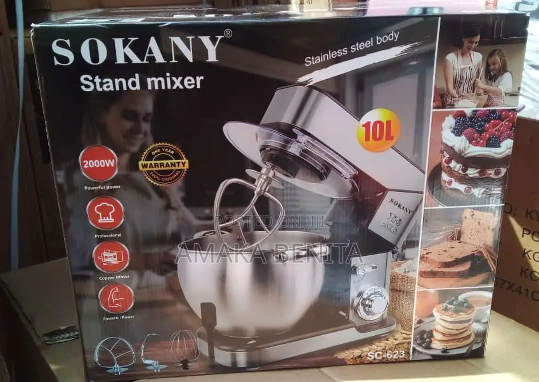 Sokany Stand Mixer 10ltrs