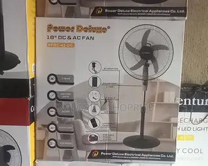 Power Deluxe 18" Ac Dc Fan