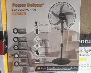 Power Deluxe 18" Ac Dc Fan