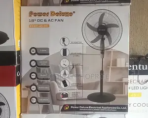 Power Deluxe 18" Ac Dc Fan