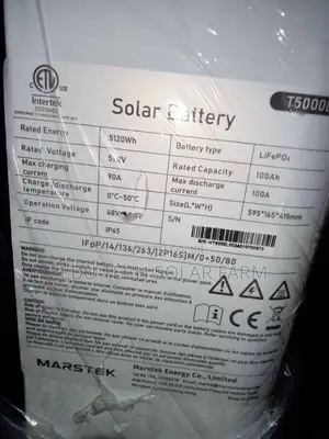 Marstek Lithium Ion Battery 5kws 48v