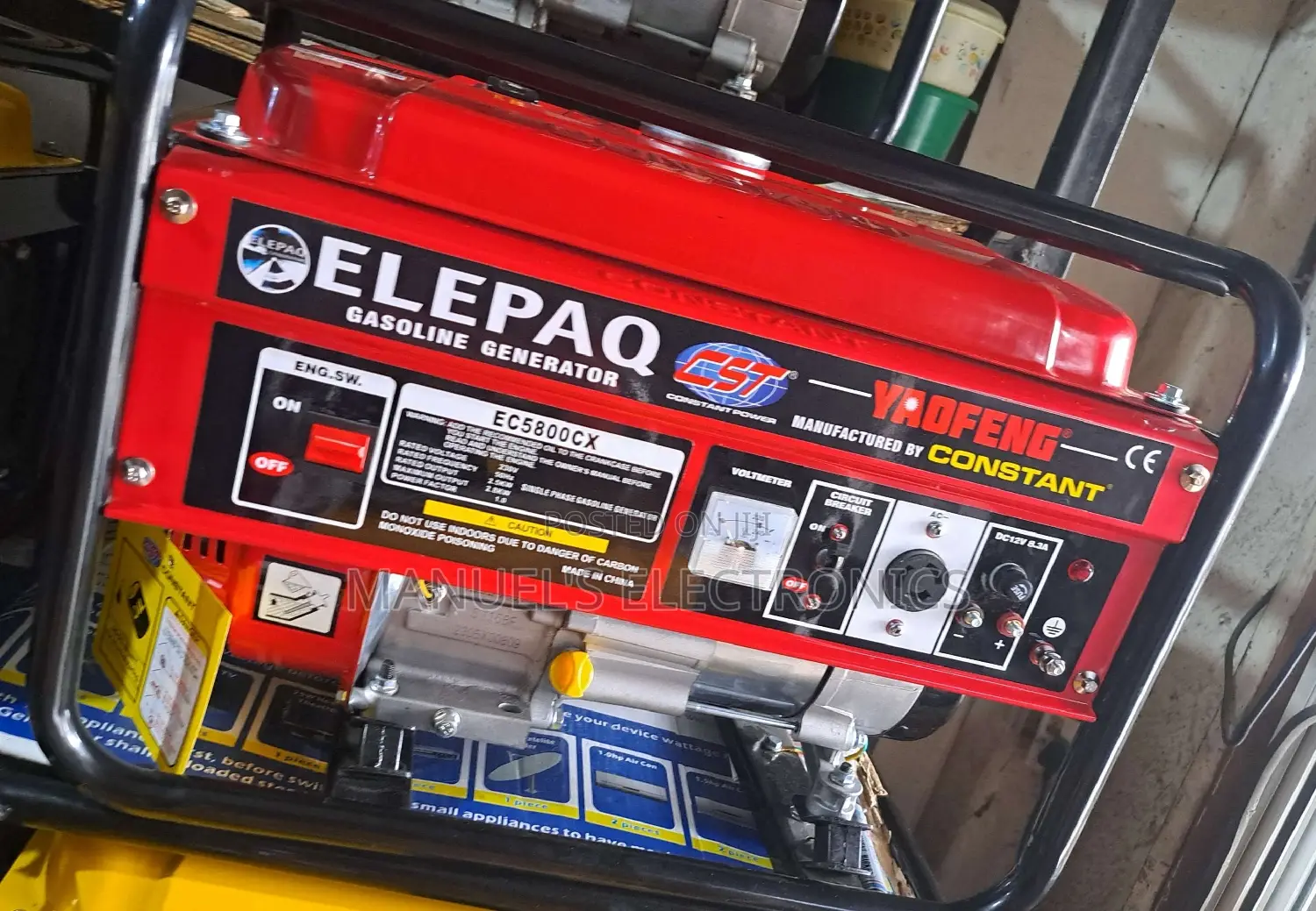 ☆¤2.8kva Elepaq Constant Petrol Generator 100% Copper Coil