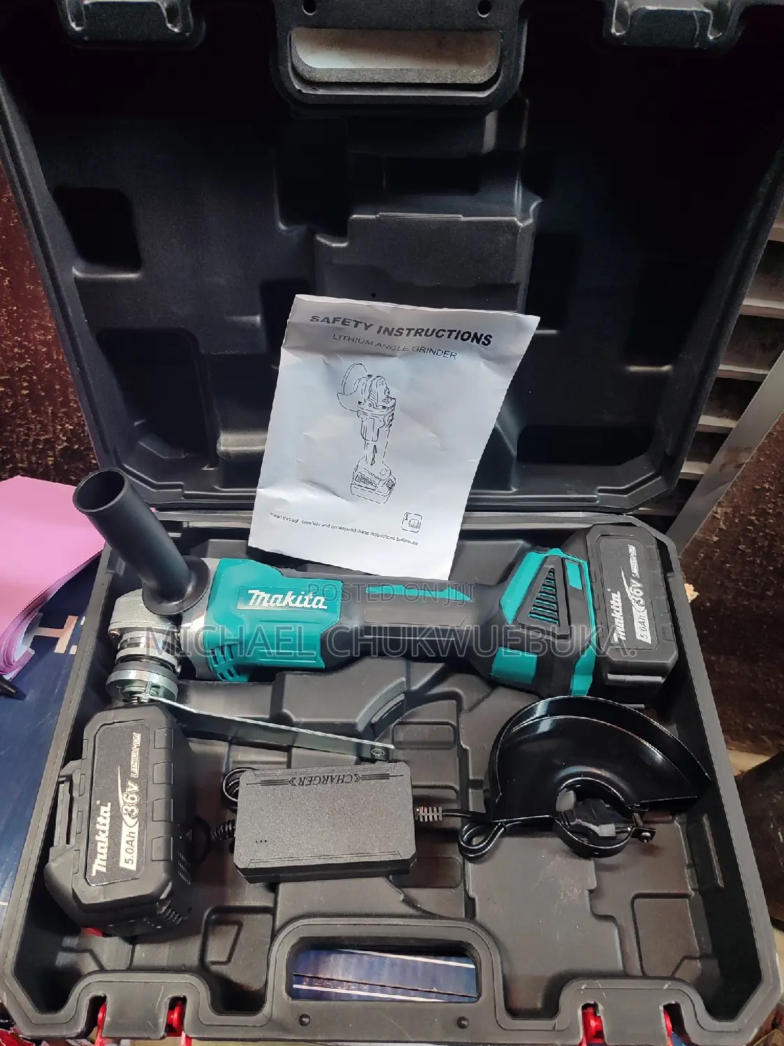Cordless Angle Grinder