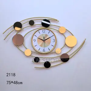 Oval Shaped Wall Clock