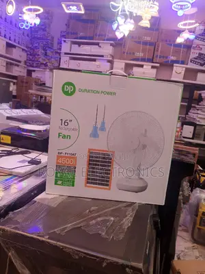 Classic DP 16 Inches Rechargeable Fan With Solar Panel