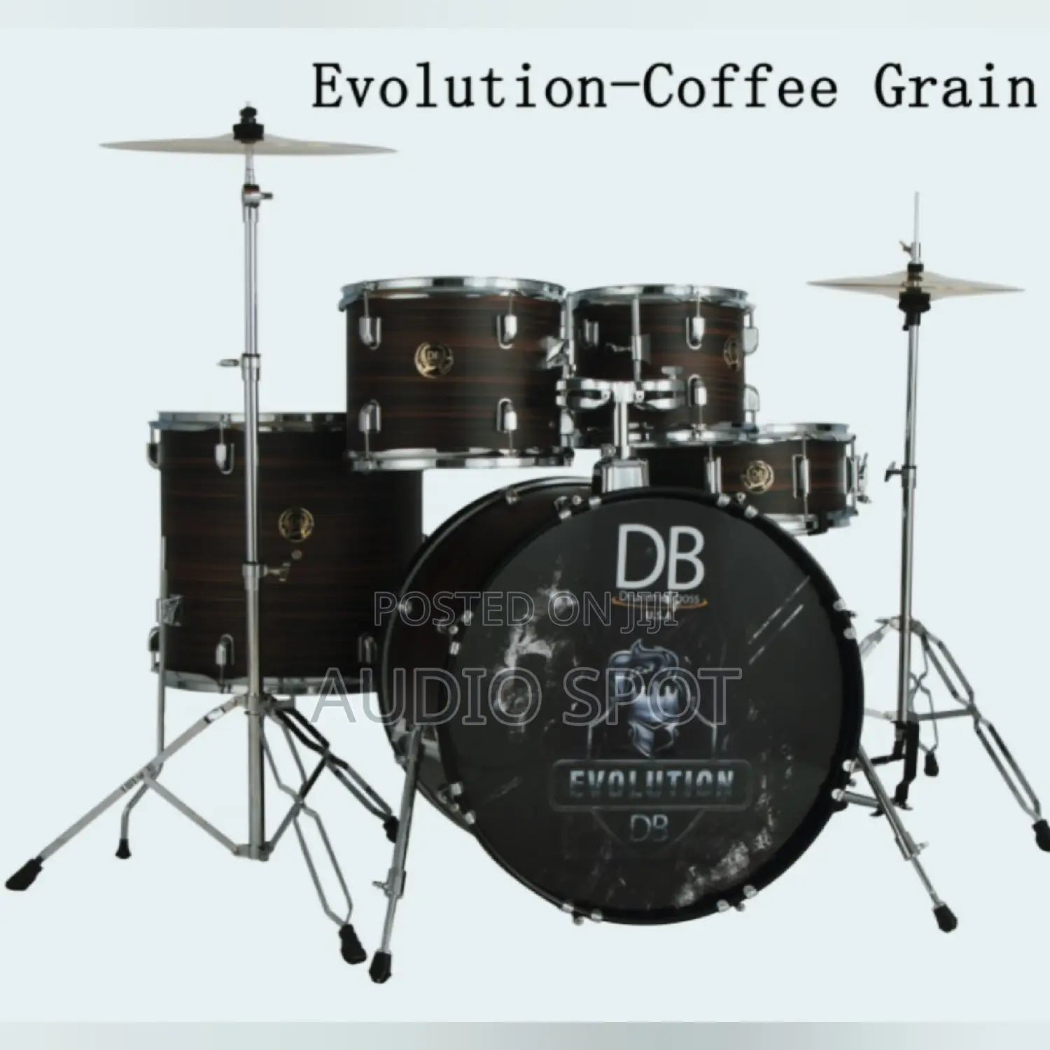 D-B EVOLUTION Professional 5pcs Acoustic Drum Set
