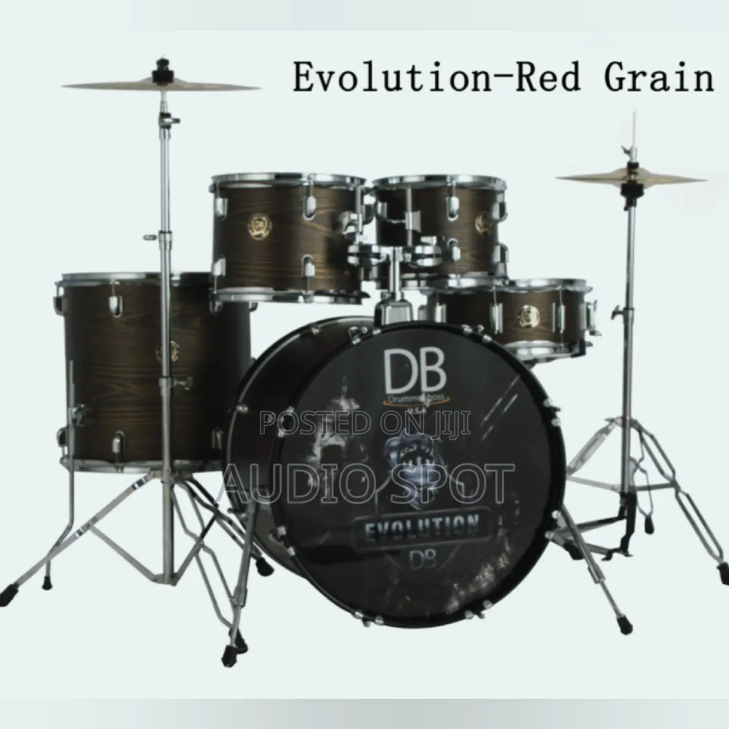 D-B EVOLUTION Professional 5pcs Acoustic Drum Set