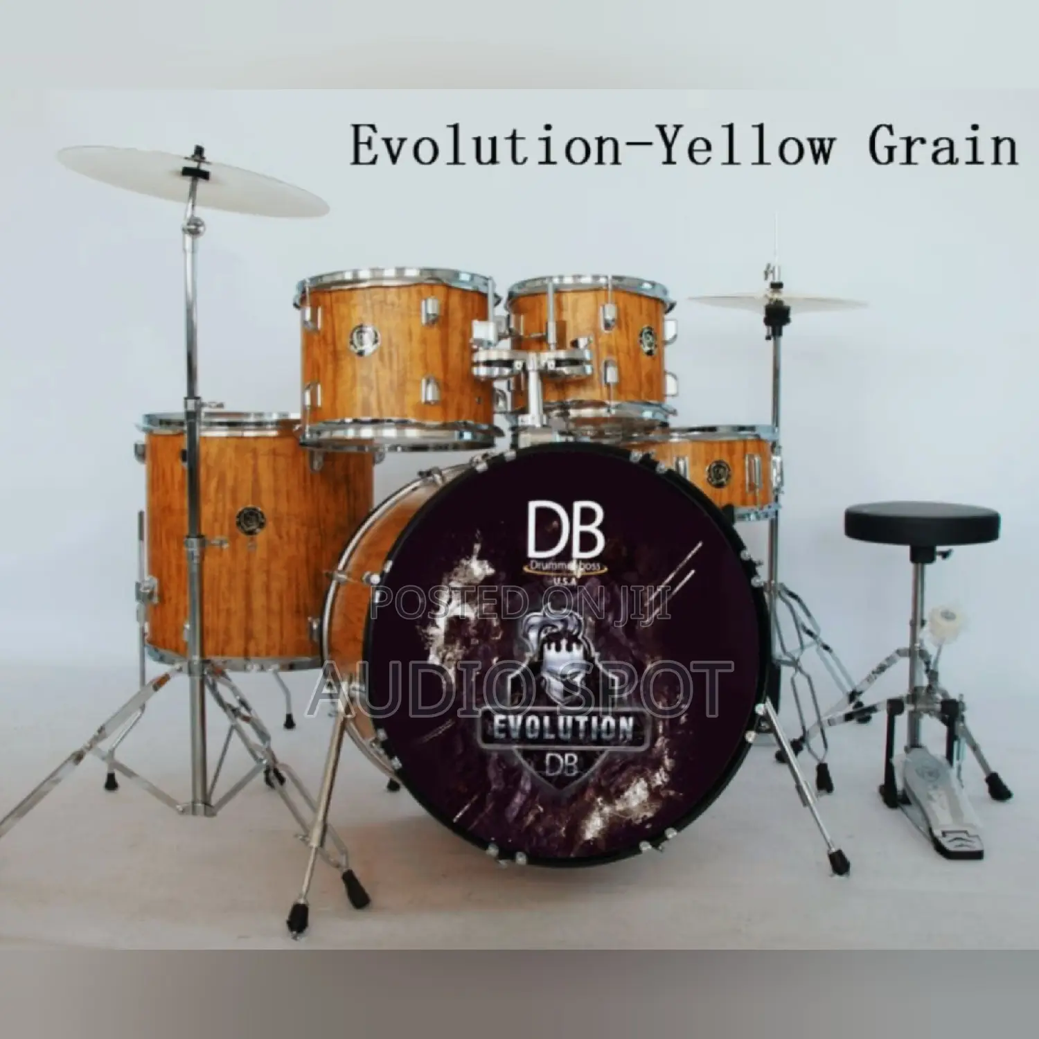 D-B EVOLUTION Professional 5pcs Acoustic Drum Set