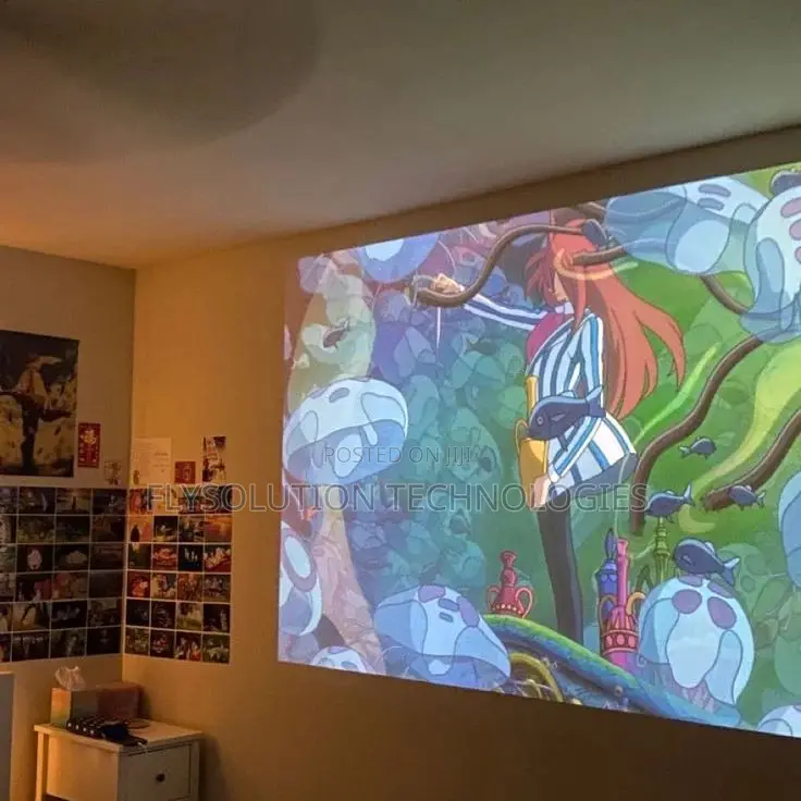 Portable LED Display Mini Projector | Yellow Box