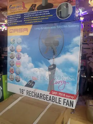 Very New Qasa 18 Inches Rechargeable Standing Fan