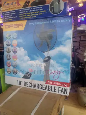 Very New Qasa 18 Inches Rechargeable Standing Fan